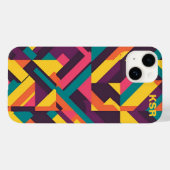Colorful Geometric Pattern Case-Mate iPhone Case (Achterkant (horizontaal))