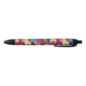 Colorful Geometric Pattern Design – Modern Stylish Zwarte Inkt Pen (Bodem)