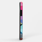 Colorful Geometric Pattern iPhone Case (Achterkant/rechts)