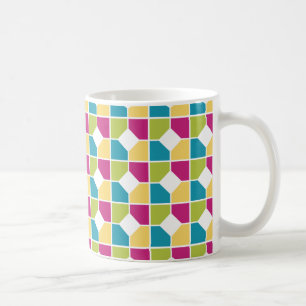Colorful Geometric Pattern Koffiemok