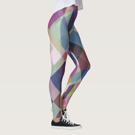 Colorful Geometric Pattern Leggings (Rechts)