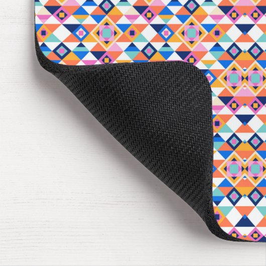 Colorful geometric pattern mouse pad  muismat (Hoek)