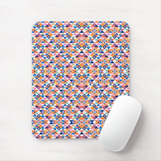 Colorful geometric pattern mouse pad  muismat (Met muis)
