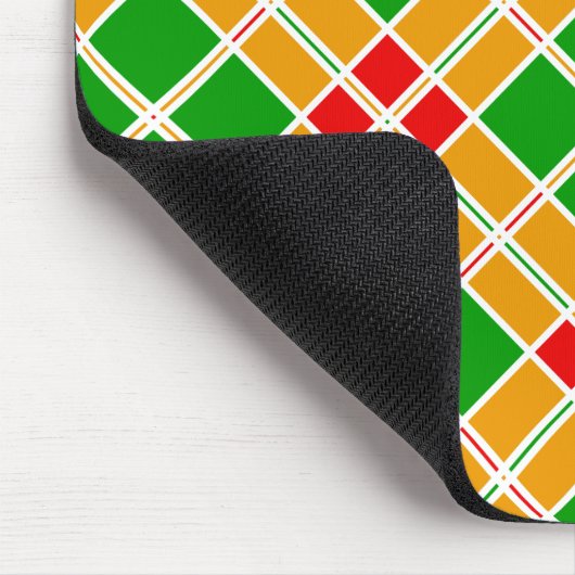 Colorful Geometric Pattern Muismat (Hoek)