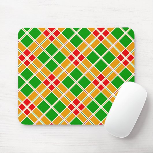 Colorful Geometric Pattern Muismat (Met muis)