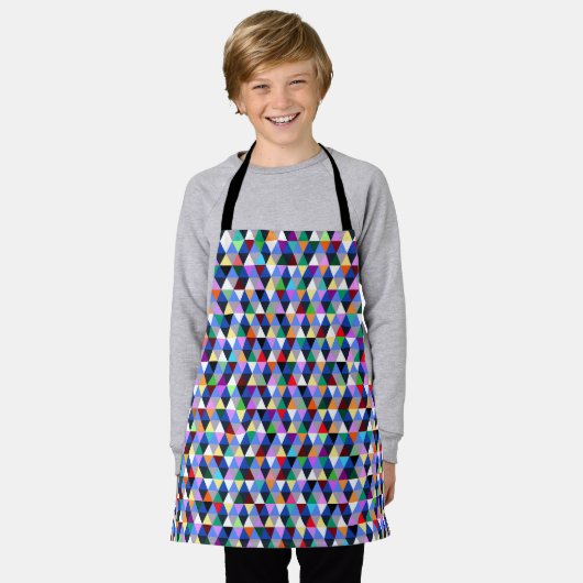 Colorful Geometric Pattern Schort (Gedragen)