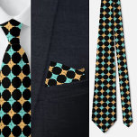 Colorful Geometric Pattern Stropdas<br><div class="desc">Kleurrijk geometrisch patroon.</div>