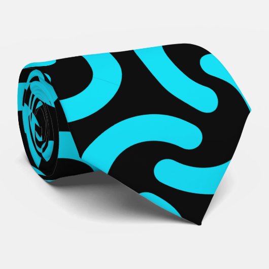 Colorful Geometric Pattern Stropdas (Opgerold)