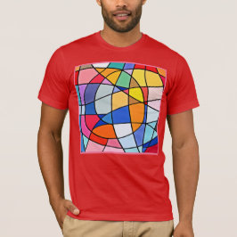 Colorful Geometric Pattern T-shirt