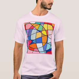 Colorful Geometric Pattern T-shirt