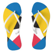 Colorful Geometric Pattern Teenslippers (Voetbed)