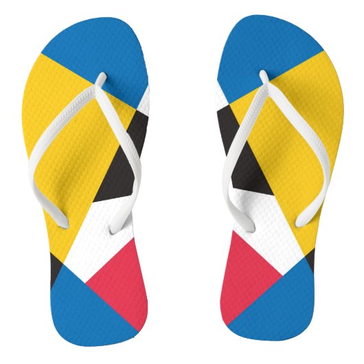 Colorful Geometric Pattern Teenslippers (Voetbed)