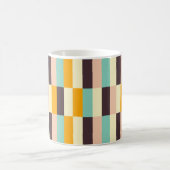 Colorful geometric pattern with vertical stripes  koffiemok (Center)
