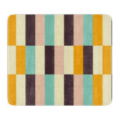 Colorful geometric pattern with vertical stripes  snijplank (Voorkant)