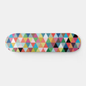 Colorful Geometric Patterned Skateboard (Horizontaal)