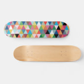 Colorful Geometric Patterned Skateboard (Horizontaal)