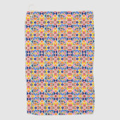 Colorful geometric patterned towels  golfhanddoek (Voorkant)