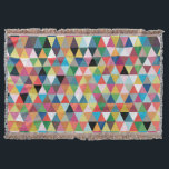 Colorful Geometric Patterted Throw Blanket Deken<br><div class="desc">Kanaal uw binnenste kind met deze kleurrijke Geometrische driehoek Gepattered Drow Blanket! Het ontwerp doet denken aan het bekijken van een doos met een potje met een scherpe balk achteraan. Het is alsof een droom uitkomt omdat er geen gebroken tip in de troep is! Dit ontwerp bevat elke kleur van...</div>