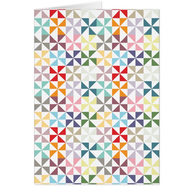 Colorful Geometric Pinrad (Voorkant)