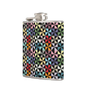 Colorful Geometric Pinrad Black Heupfles (Links)