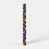Colorful Geometric Pinrad Black Samsung Galaxy Hoesje (Rechterkant)