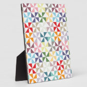 Colorful Geometric Pinrad Fotoplaat (Zijkant)