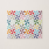 Colorful Geometric Pinrad Legpuzzel (Horizontaal)