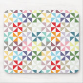 Colorful Geometric Pinrad Muismat (Voorkant)