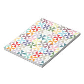 Colorful Geometric Pinrad Notitieblok (Linkerzijde)