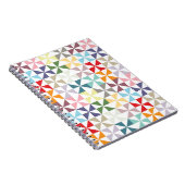 Colorful Geometric Pinrad Notitieboek (Rechterzijde)