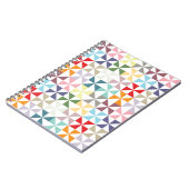 Colorful Geometric Pinrad Notitieboek (Linkerzijde)