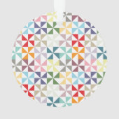 Colorful Geometric Pinrad Ornament (achterkant)