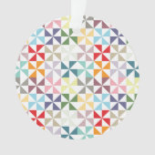 Colorful Geometric Pinrad Ornament (voorkant)