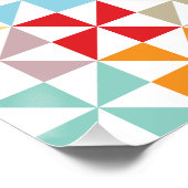 Colorful Geometric Pinrad Poster (Hoek)