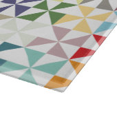 Colorful Geometric Pinrad Snijplank (Hoek)