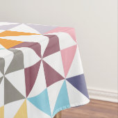 Colorful Geometric Pinrad Tafelkleed (Voorbeeld)
