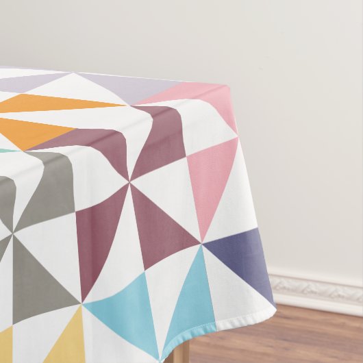 Colorful Geometric Pinrad Tafelkleed (Voorbeeld)