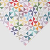 Colorful Geometric Pinrad Tissuepapier (Detail)