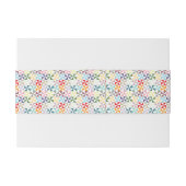 Colorful Geometric Pinrad Uitnodigingen Wikkel (Achterkant Voorbeeld)