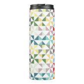Colorful Geometric Pinwheels Water Fles (Achterkant)