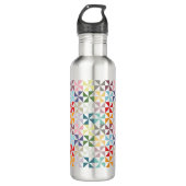 Colorful Geometric Pinwheels Water Fles (Voorkant)