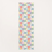 Colorful Geometric Pinwheels Yogamat (Voorkant)