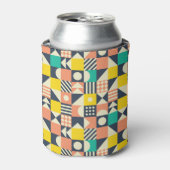 Colorful Geometric Seamless Patroon Blikjeskoeler (Blikje Voorkant)