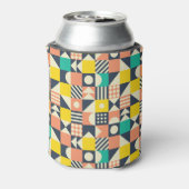 Colorful Geometric Seamless Patroon Blikjeskoeler (Blikje Achterkant)