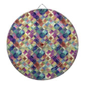 Colorful Geometric Seamless Patroon Dartbord (Voorkant)