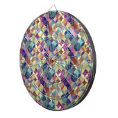 Colorful Geometric Seamless Patroon Dartbord (Voorkant Rechts)
