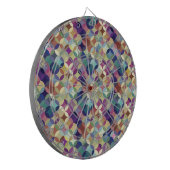 Colorful Geometric Seamless Patroon Dartbord (Voorkant Links)