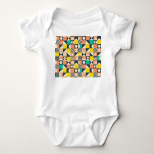 Colorful Geometric Seamless Patroon Romper
