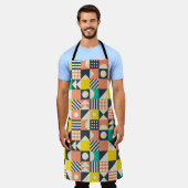 Colorful Geometric Seamless Patroon Schort (Gedragen)