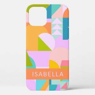 Colorful Geometric Shapes Collage Personalized Case-Mate iPhone Case